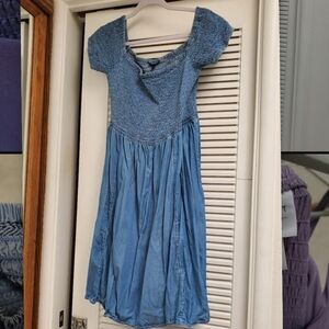 Torrid OffThe Sholder Smocked Dress